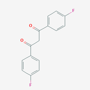 molecular formula C15H10F2O2 B073250 1,3-Propanedione, 1,3-bis(4-fluorophenyl)- CAS No. 1493-51-2