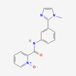 N-[3-(1-methylimidazol-2-yl)phenyl]-1-oxidopyridin-1-ium-2-carboxamide