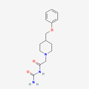 N-carbamoyl-2-[4-(phenoxymethyl)piperidin-1-yl]acetamide