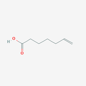 molecular formula C7H12O2 B073255 6-Heptenoic acid CAS No. 1119-60-4