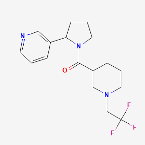 (2-Pyridin-3-ylpyrrolidin-1-yl)-[1-(2,2,2-trifluoroethyl)piperidin-3-yl]methanone