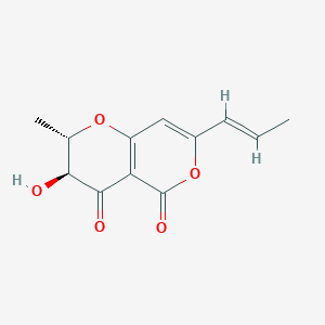 molecular formula C12H12O5 B073259 雷迪西宁 CAS No. 1402-20-6
