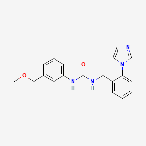 1-[(2-Imidazol-1-ylphenyl)methyl]-3-[3-(methoxymethyl)phenyl]urea