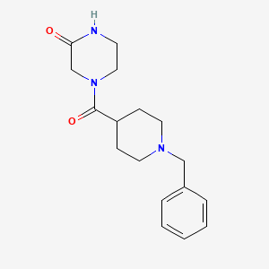 4-(1-Benzylpiperidine-4-carbonyl)piperazin-2-one