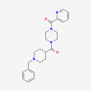 (1-Benzylpiperidin-4-yl)-[4-(pyridine-2-carbonyl)piperazin-1-yl]methanone