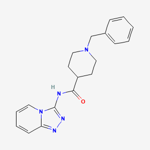 1-benzyl-N-([1,2,4]triazolo[4,3-a]pyridin-3-yl)piperidine-4-carboxamide