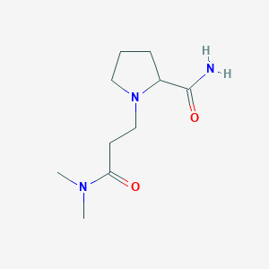 1-[3-(Dimethylamino)-3-oxopropyl]pyrrolidine-2-carboxamide