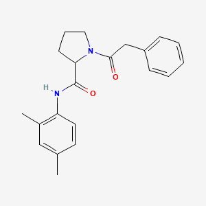 N-(2,4-dimethylphenyl)-1-(2-phenylacetyl)pyrrolidine-2-carboxamide