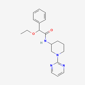 2-ethoxy-2-phenyl-N-(1-pyrimidin-2-ylpiperidin-3-yl)acetamide