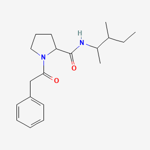 N-(3-methylpentan-2-yl)-1-(2-phenylacetyl)pyrrolidine-2-carboxamide