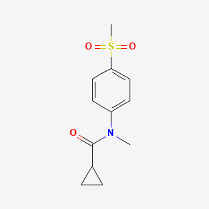 N-methyl-N-(4-methylsulfonylphenyl)cyclopropanecarboxamide