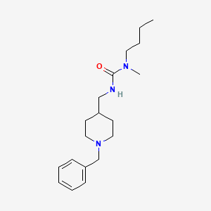 3-[(1-Benzylpiperidin-4-yl)methyl]-1-butyl-1-methylurea