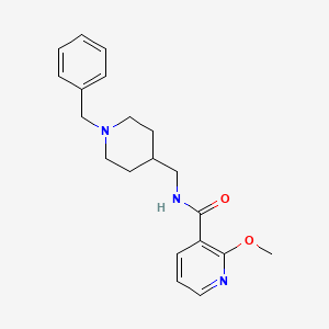 N-[(1-benzylpiperidin-4-yl)methyl]-2-methoxypyridine-3-carboxamide