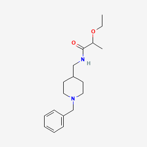 N-[(1-benzylpiperidin-4-yl)methyl]-2-ethoxypropanamide