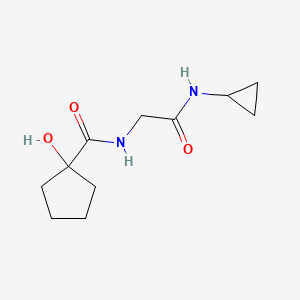 N-[2-(cyclopropylamino)-2-oxoethyl]-1-hydroxycyclopentane-1-carboxamide