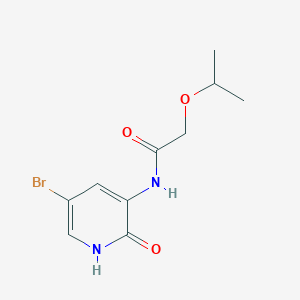 N-(5-bromo-2-oxo-1H-pyridin-3-yl)-2-propan-2-yloxyacetamide