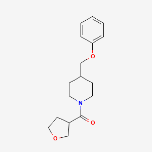 Oxolan-3-yl-[4-(phenoxymethyl)piperidin-1-yl]methanone