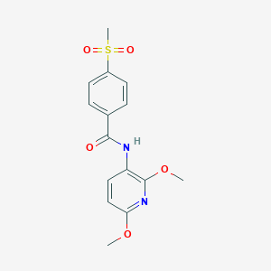 N-(2,6-dimethoxypyridin-3-yl)-4-methylsulfonylbenzamide