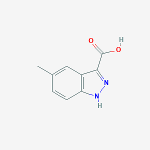 molecular formula C9H8N2O2 B073275 5-Methyl-1h-indazole-3-carboxylic acid CAS No. 1201-24-7