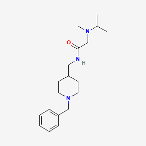 N-[(1-benzylpiperidin-4-yl)methyl]-2-[methyl(propan-2-yl)amino]acetamide