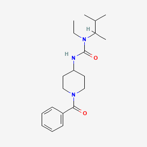 3-(1-Benzoylpiperidin-4-yl)-1-ethyl-1-(3-methylbutan-2-yl)urea