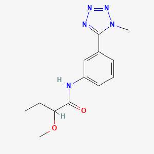 2-methoxy-N-[3-(1-methyltetrazol-5-yl)phenyl]butanamide