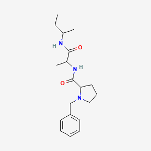 1-benzyl-N-[1-(butan-2-ylamino)-1-oxopropan-2-yl]pyrrolidine-2-carboxamide