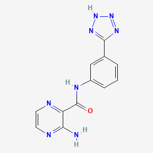 3-amino-N-[3-(2H-tetrazol-5-yl)phenyl]pyrazine-2-carboxamide