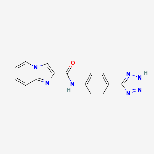 N-[4-(2H-tetrazol-5-yl)phenyl]imidazo[1,2-a]pyridine-2-carboxamide