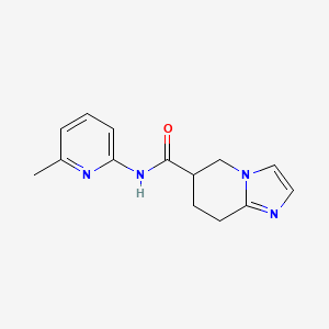 N-(6-methylpyridin-2-yl)-5,6,7,8-tetrahydroimidazo[1,2-a]pyridine-6-carboxamide