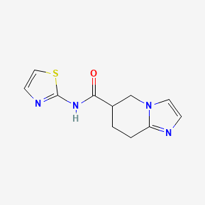 N-(1,3-thiazol-2-yl)-5,6,7,8-tetrahydroimidazo[1,2-a]pyridine-6-carboxamide