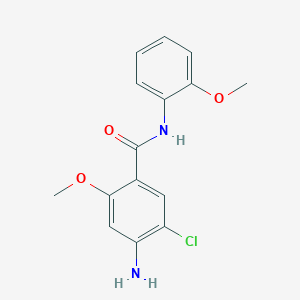 4-amino-5-chloro-2-methoxy-N-(2-methoxyphenyl)benzamide