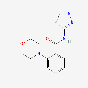 2-morpholin-4-yl-N-(1,3,4-thiadiazol-2-yl)benzamide