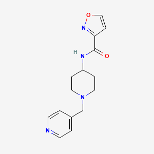 N-[1-(pyridin-4-ylmethyl)piperidin-4-yl]-1,2-oxazole-3-carboxamide