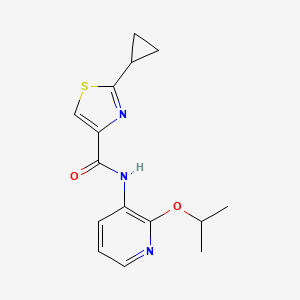 2-cyclopropyl-N-(2-propan-2-yloxypyridin-3-yl)-1,3-thiazole-4-carboxamide