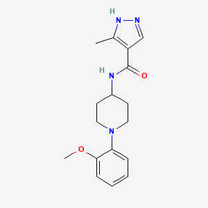 N-[1-(2-methoxyphenyl)piperidin-4-yl]-5-methyl-1H-pyrazole-4-carboxamide