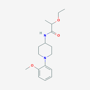 2-ethoxy-N-[1-(2-methoxyphenyl)piperidin-4-yl]propanamide