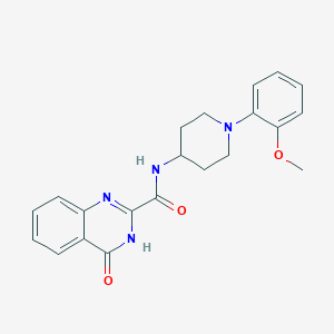 N-[1-(2-methoxyphenyl)piperidin-4-yl]-4-oxo-3H-quinazoline-2-carboxamide