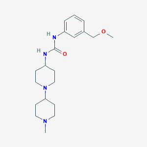 1-[3-(Methoxymethyl)phenyl]-3-[1-(1-methylpiperidin-4-yl)piperidin-4-yl]urea