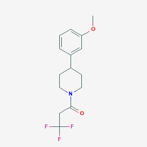 3,3,3-Trifluoro-1-[4-(3-methoxyphenyl)piperidin-1-yl]propan-1-one