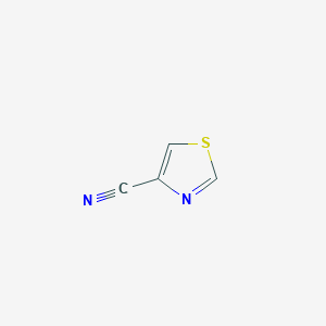 molecular formula C4H2N2S B073293 4-氰基噻唑 CAS No. 1452-15-9