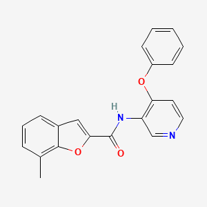 7-methyl-N-(4-phenoxypyridin-3-yl)-1-benzofuran-2-carboxamide