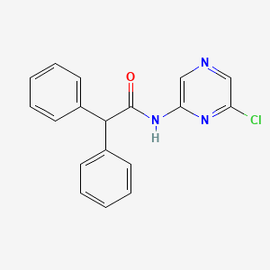 N-(6-chloropyrazin-2-yl)-2,2-diphenylacetamide