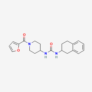 1-[1-(Furan-2-carbonyl)piperidin-4-yl]-3-(1,2,3,4-tetrahydronaphthalen-2-yl)urea