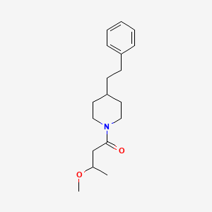 3-Methoxy-1-[4-(2-phenylethyl)piperidin-1-yl]butan-1-one