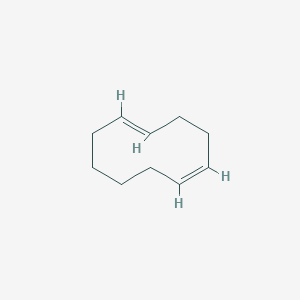 molecular formula C10H16 B073298 cis,trans-1,5-Cyclodecadiene CAS No. 1124-78-3