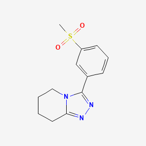 3-(3-Methylsulfonylphenyl)-5,6,7,8-tetrahydro-[1,2,4]triazolo[4,3-a]pyridine