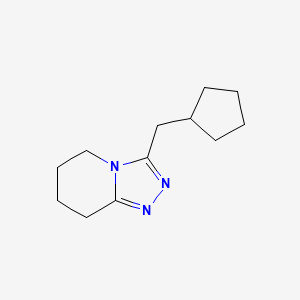 3-(Cyclopentylmethyl)-5,6,7,8-tetrahydro-[1,2,4]triazolo[4,3-a]pyridine