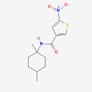 N-(1,4-dimethylcyclohexyl)-5-nitrothiophene-3-carboxamide