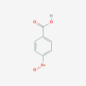 molecular formula C7H5AsO3 B073311 Benzoic acid, 4-arsenoso- CAS No. 1197-16-6